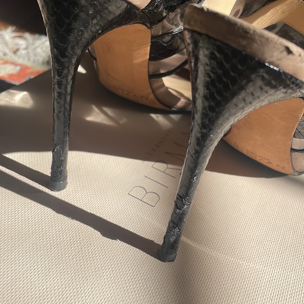 Alexandre Birman Python And Patent Stilettos - image 6
